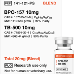 Buy BPC-157, TB-500 20mg (Blend)
