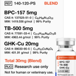 Buy BPC-157, TB-500, GHK-Cu (Glow Blend)