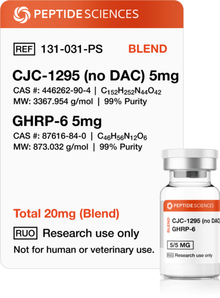 CJC-1295 (No DAC), GHRP-6 10mg (Blend)