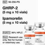 Buy GHRP-2 (5mg x 10) Ipamorelin (5mg x 10) online