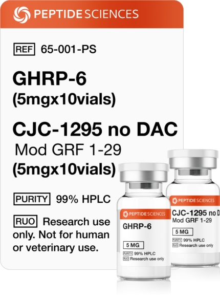 Buy GHRP-6 (5mg x 10), CJC-1295 no DAC (5mg x 10) Online