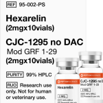 Buy Hexarelin (2mg x 10), CJC-1295 no DAC (2mg x 10)