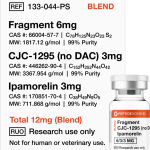 Fragment, CJC-1295 (No DAC), Ipamorelin 12mg (Blend) for sale USA