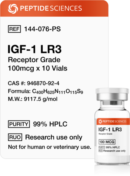 Buy IGF-1 LR3 (Receptor Grade) 100mcg x 10 Vials