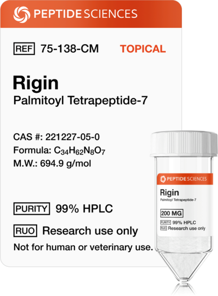 Rigin 200mg (Palmitoyl Tetrapeptide-7) (Topical) for sale USA