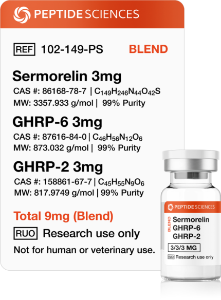 buy Sermorelin, GHRP-6, GHRP-2 9mg (Blend) online