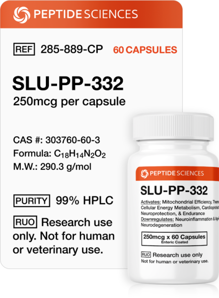 Buy SLU-PP-332 (250mcg x 60 Capsules = 15,000mcg)