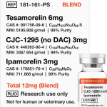 Buy Tesamorelin, CJC-1295 (No DAC), Ipamorelin 12mg (Blend) USA